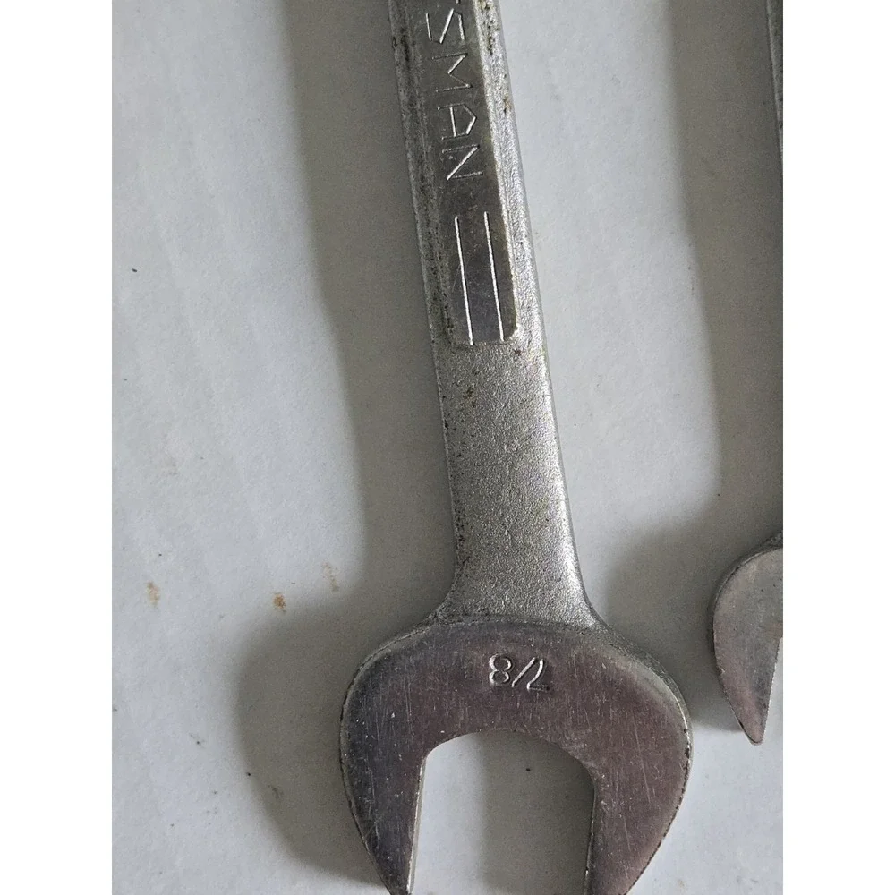 Craftsman Double Open End Wrench Set 3 Piece 3/4, 7/8, 5/8,  11/16,  19/32 USA